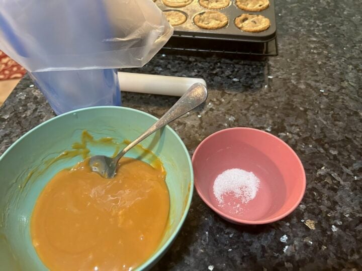 melted caramel