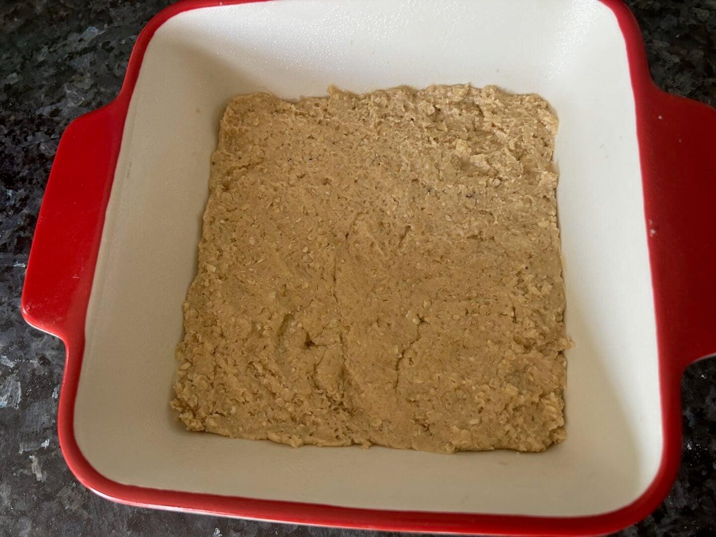 Soft-Baked Fruit and Grain Bars (Easy Homemade Breakfast Bars) dough