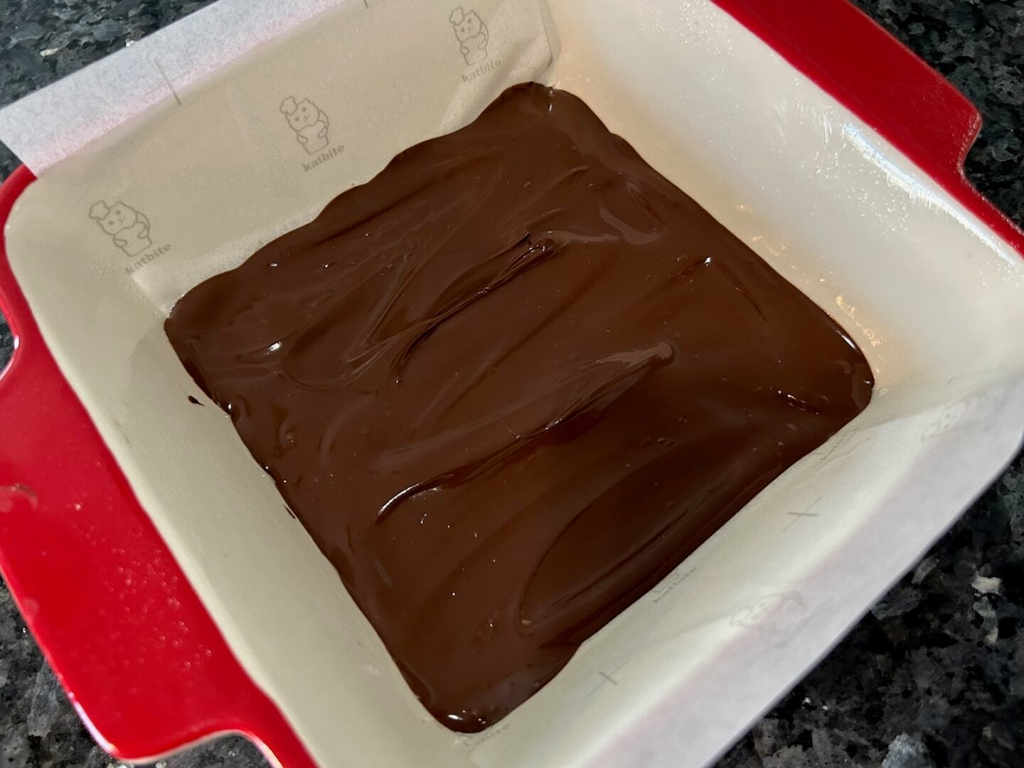 melted chocolate