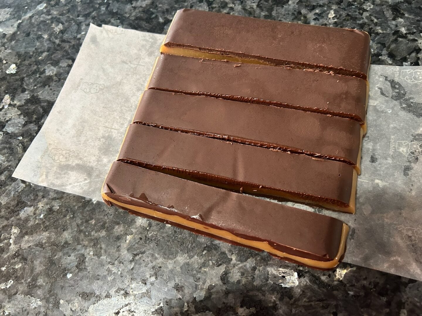 Chocolate-Covered Caramel Bars with Sea Salt
