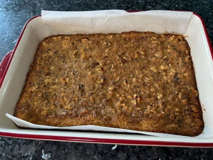 Easy Maple Walnut Bars (Doctored Cake Mix)