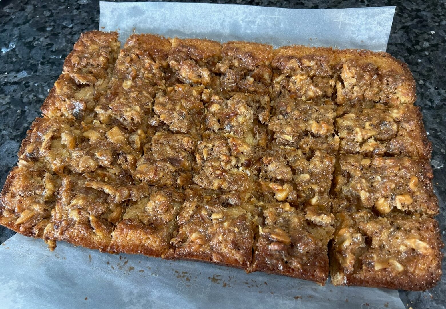 Easy Maple Walnut Bars (Doctored Cake Mix)