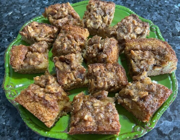 Easy Maple Walnut Bars (Doctored Cake Mix)