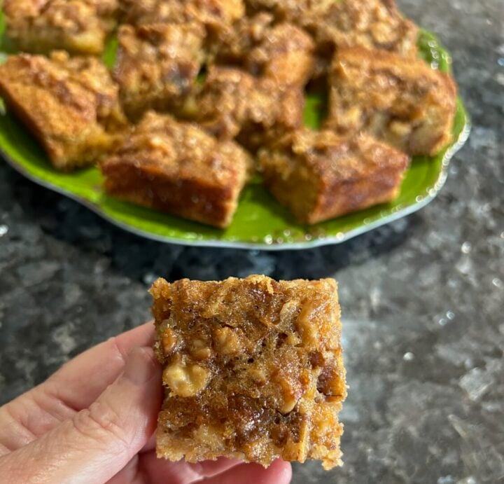 Easy Maple Walnut Bars (Doctored Cake Mix)
