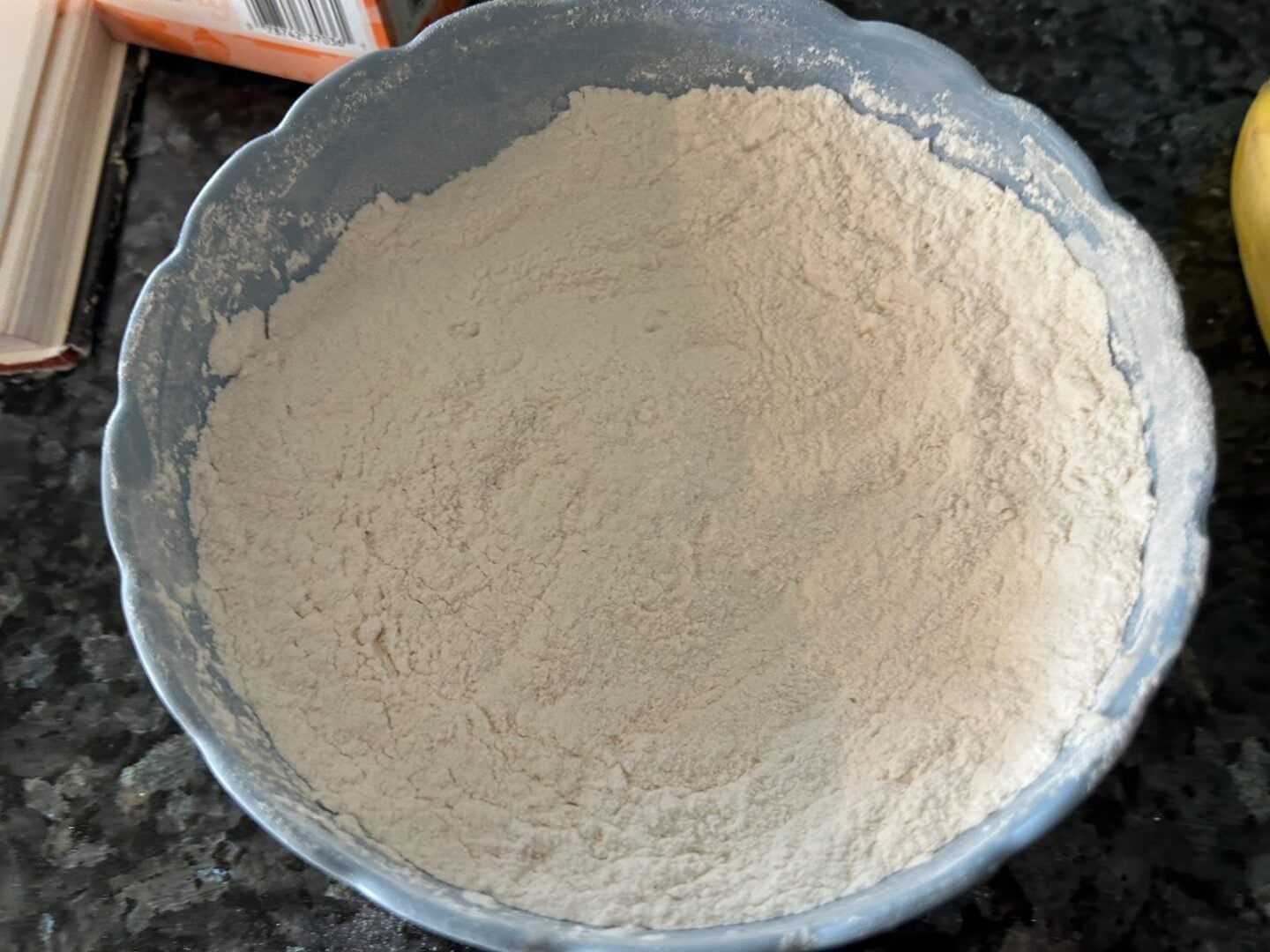 flour in bowl