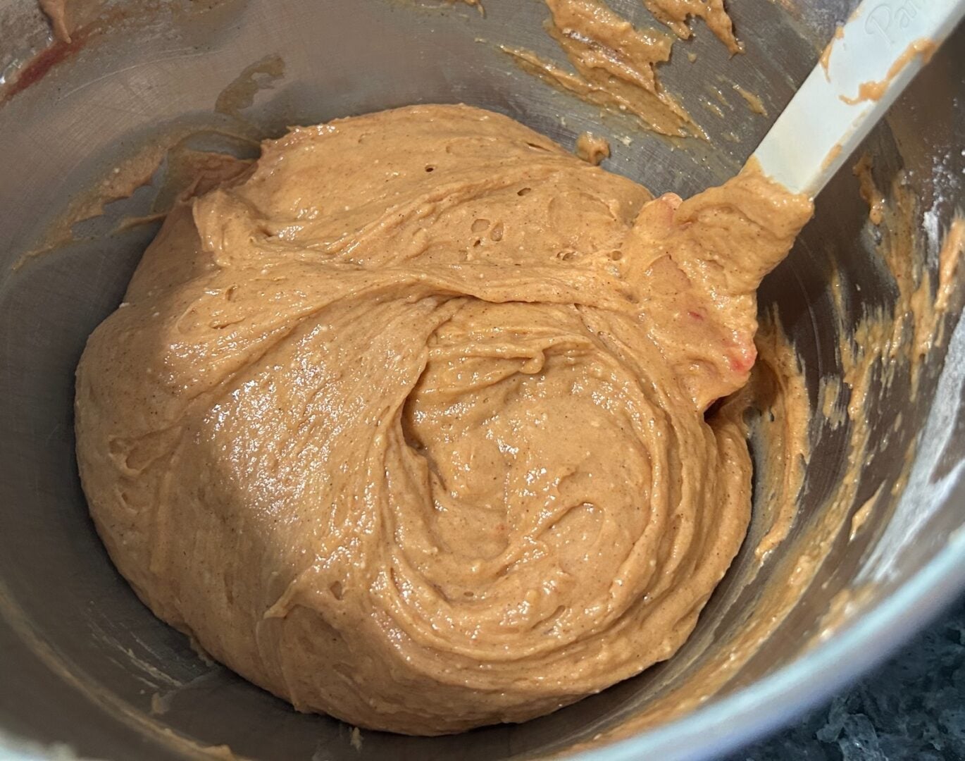 cake batter in bowl