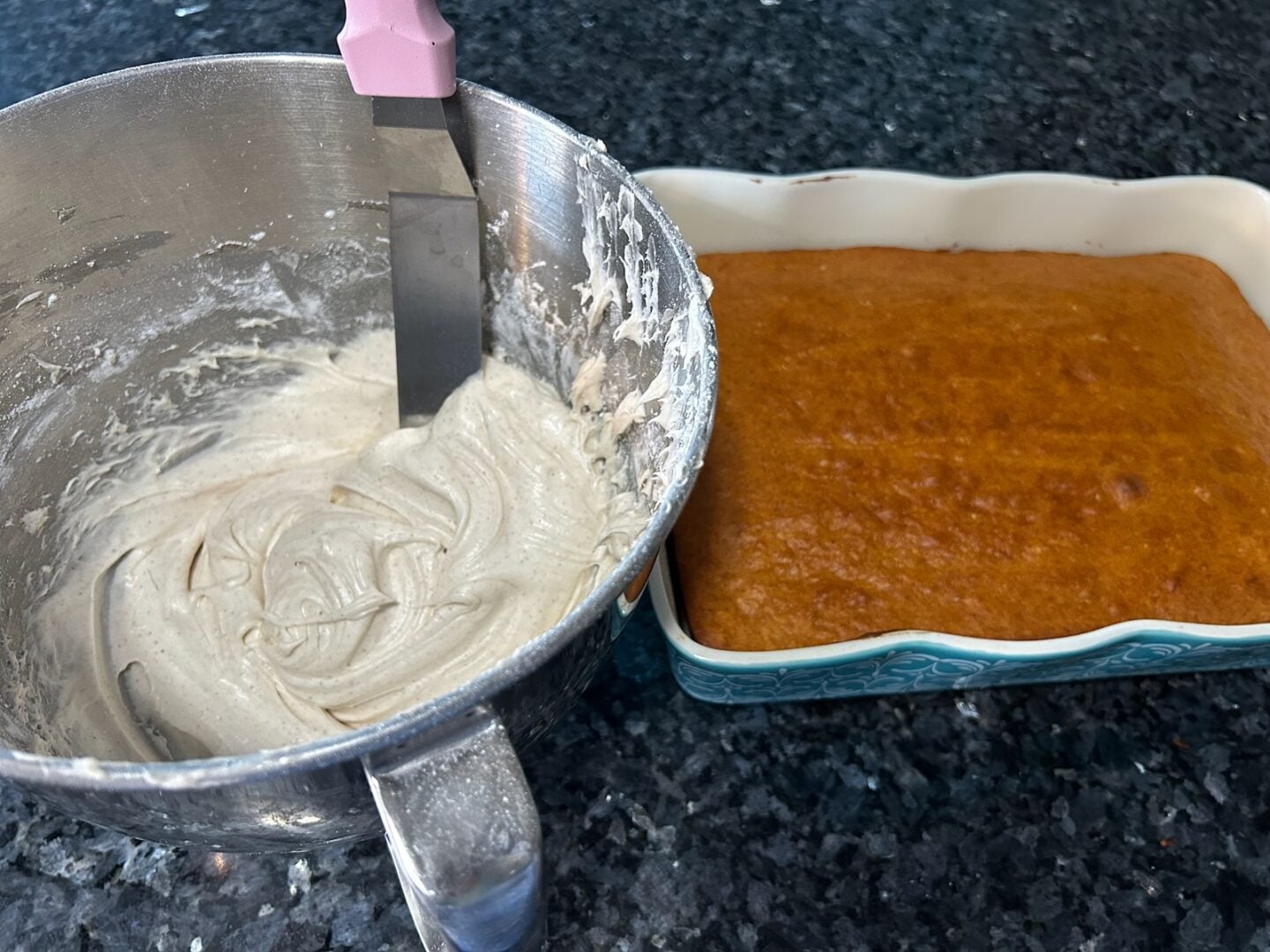 tomato soup cake pin for pinterest