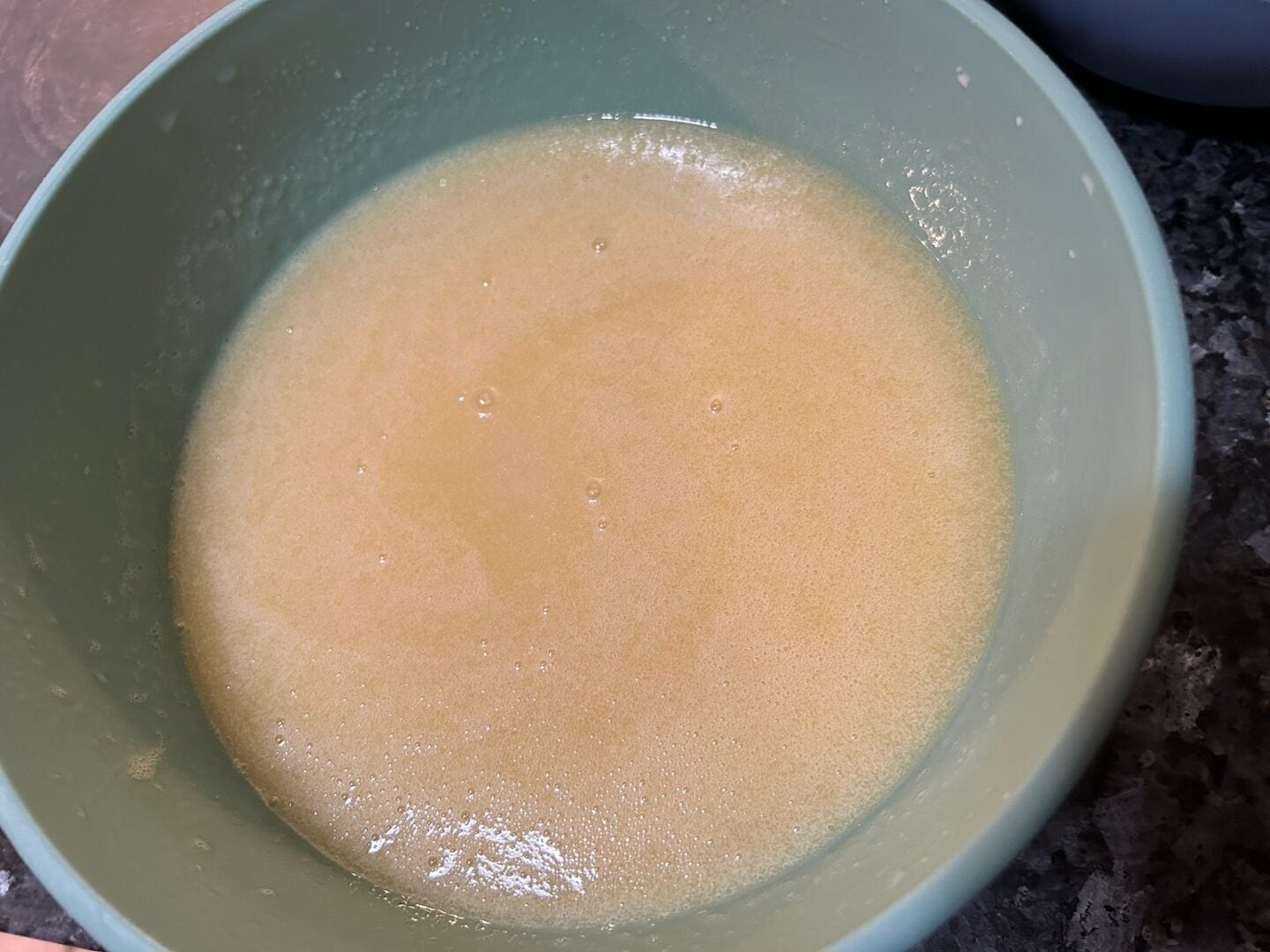 sugar, butter, and milk in bowl