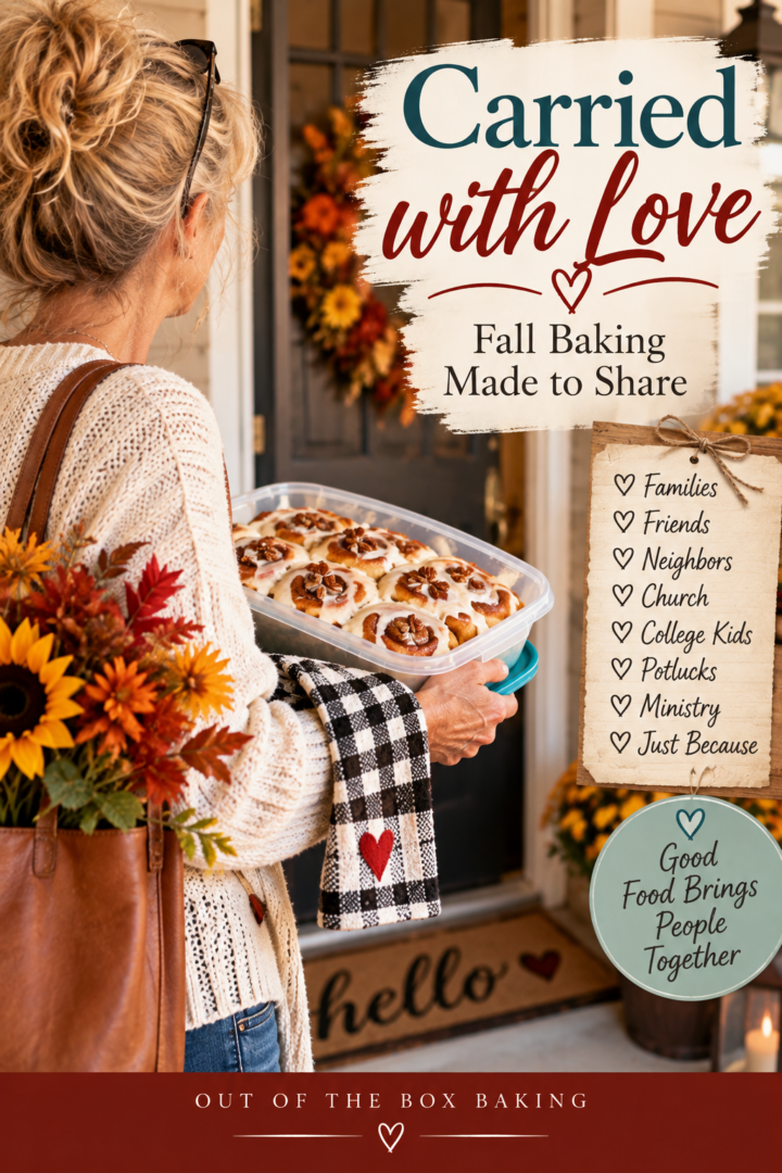 carried with love: fall baking made to share pin for pinterest