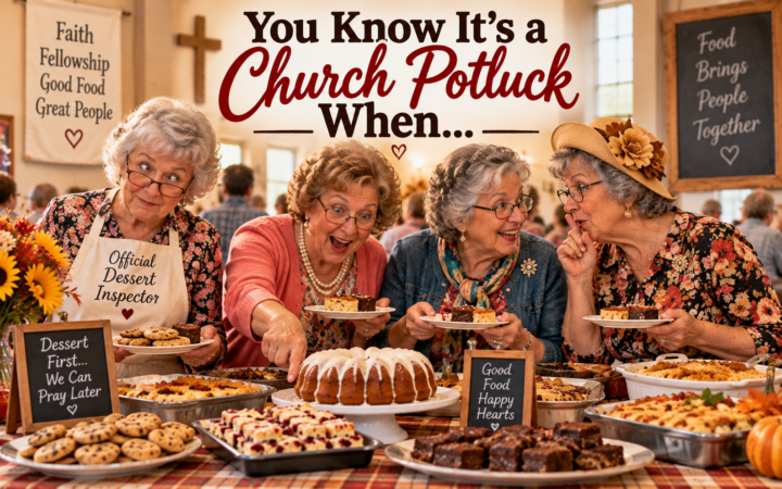 church potluck ladies