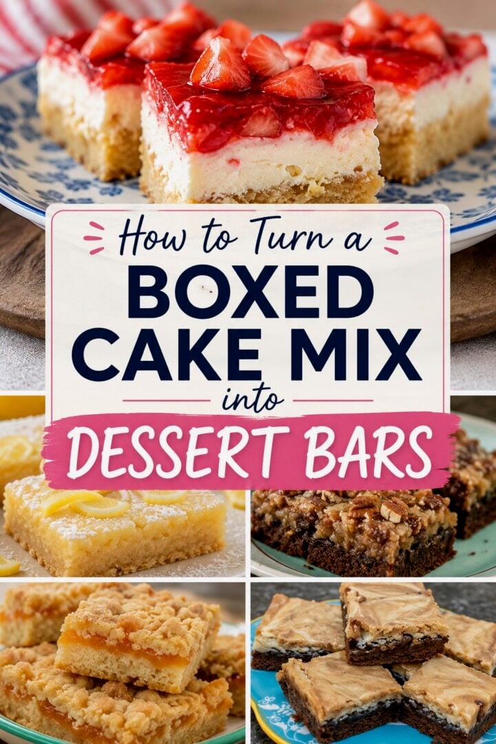 boxed cake mix bars