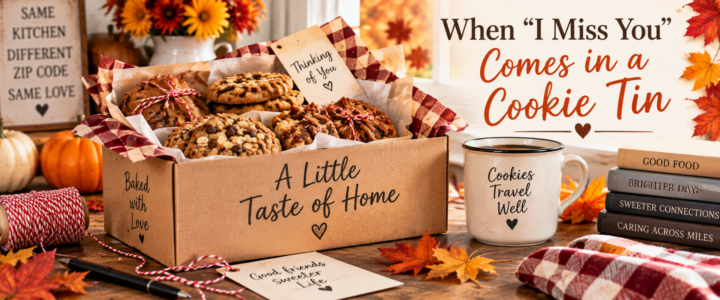 cookies in a box to be given away
