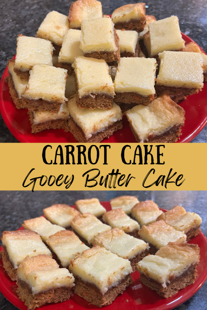 carrot cake gooey butter cake