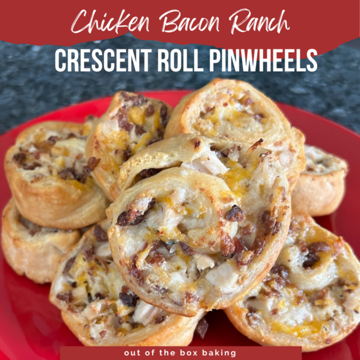 Easy Chicken Bacon Ranch Crescent Roll Pinwheels