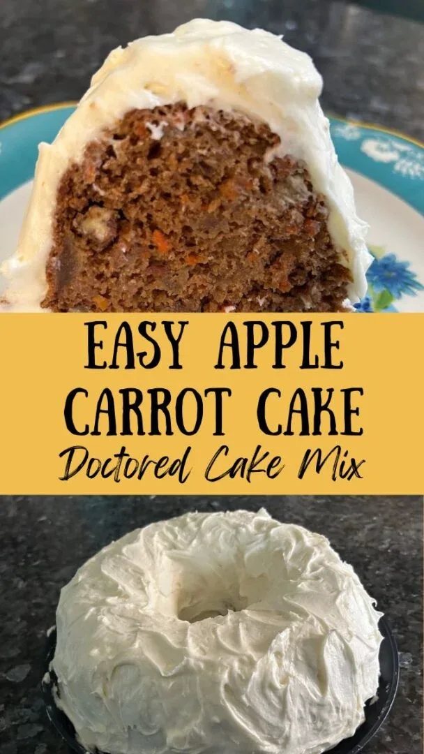 apple carrot cake from spice cake mix