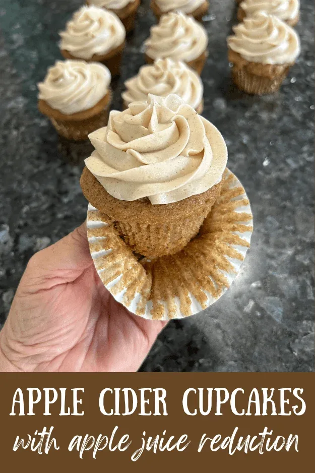 apple cider cupcakes
