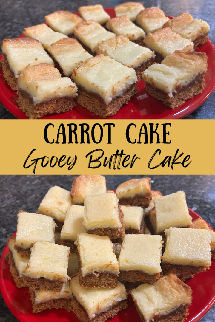 carrot cake gooey butter cake 