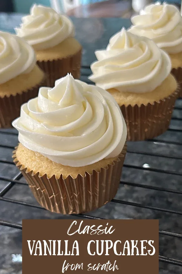 classic vanilla cupcakes