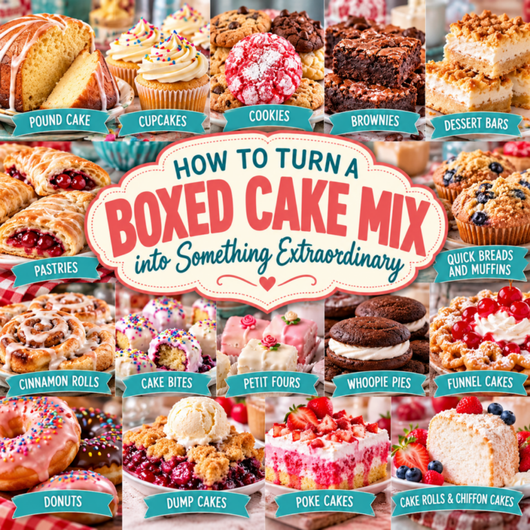 How to Turn a Boxed Cake Mix into Something Extraordinary
