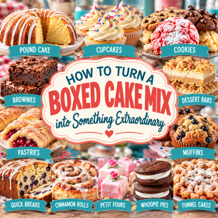 how to turn a boxed cake mix into something extraordinary