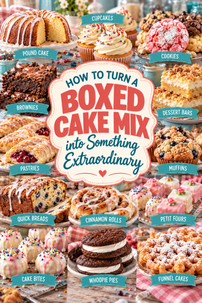 how to turn a boxed cake mix into something extraordinary