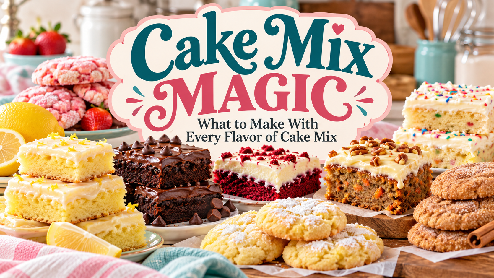 how to turn a boxed cake mix into something extraordinary