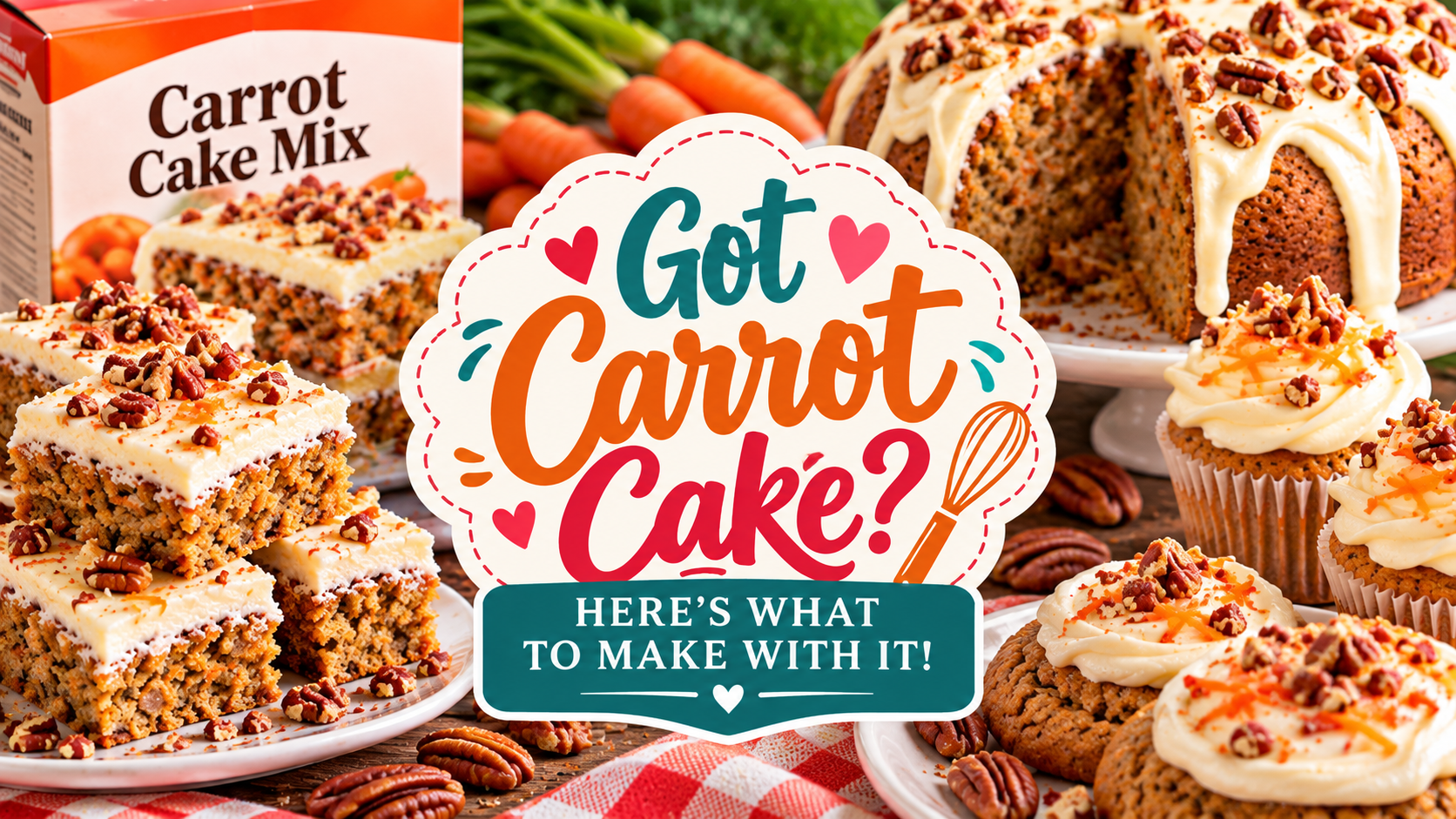 Got a Box of Carrot Cake Mix? Here's what to Make With It!