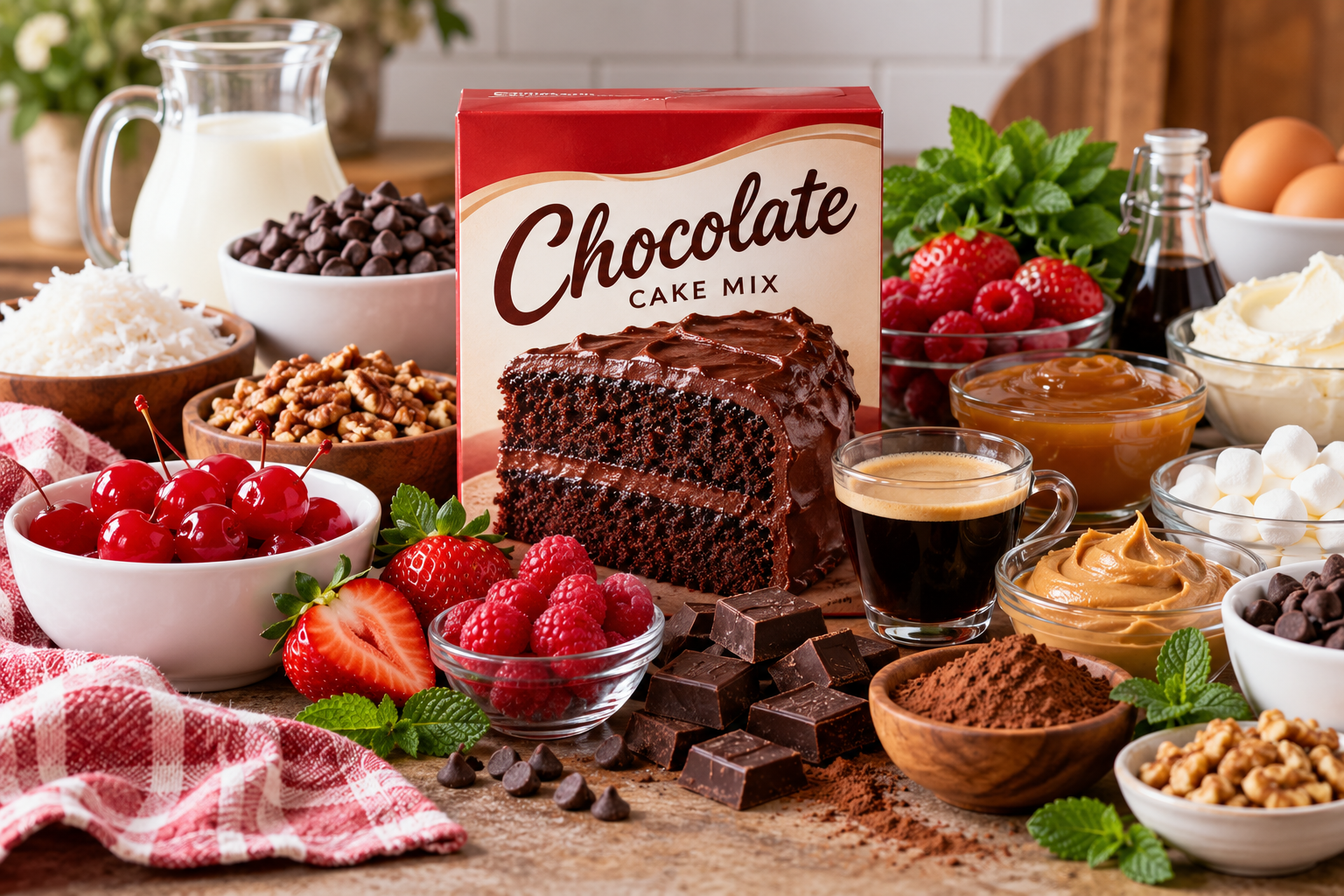 chocolate cake mix