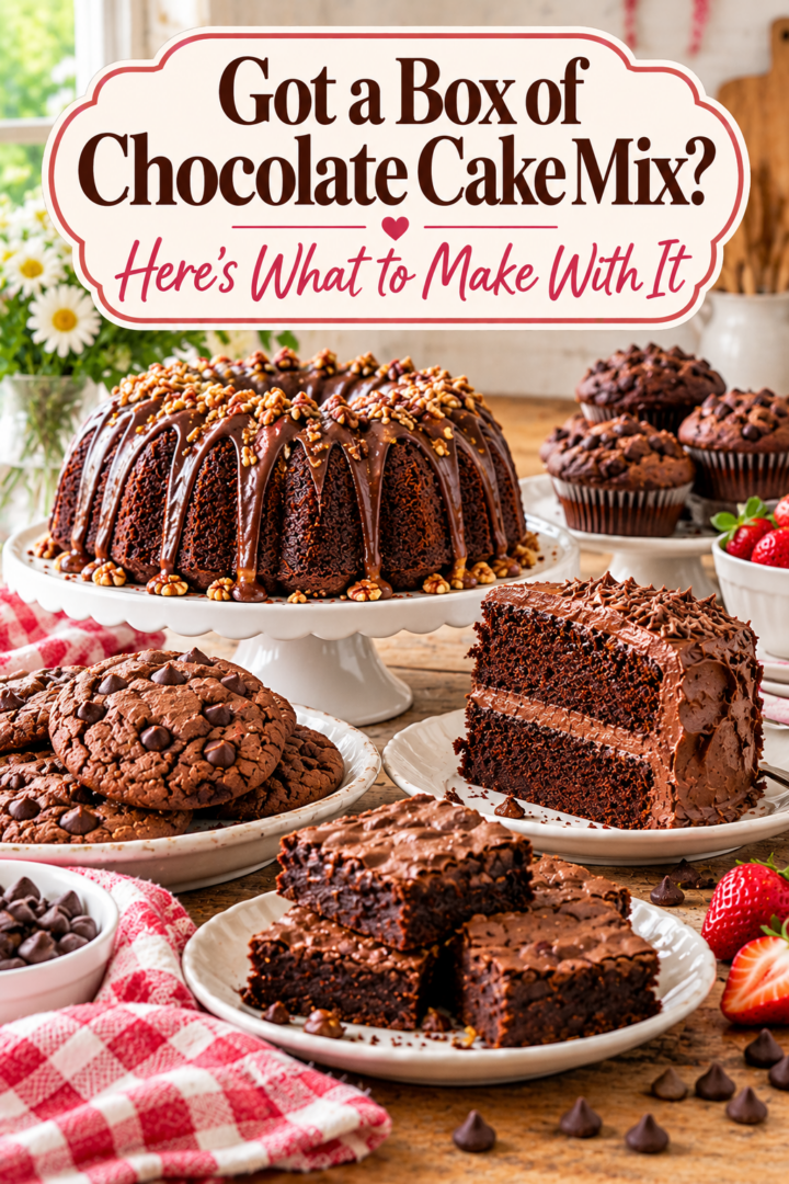 got a box of chocolate cake mix? Here's what to make with it.