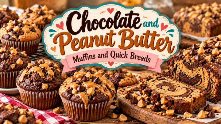 chocolate and peanut butter muffins and quick breads