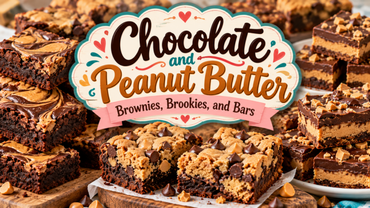 Chocolate and Peanut Butter Desserts: Easy Cookies, Brownies, Candy, and More!