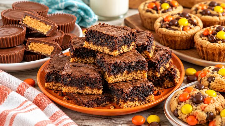 Chocolate and Peanut Butter Desserts: Easy Cookies, Brownies, Candy, and More!