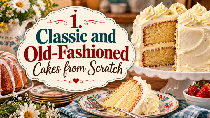 classic and old fashioned cakes from scratch