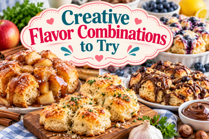 creative flavor combinations to try with canned biscuits