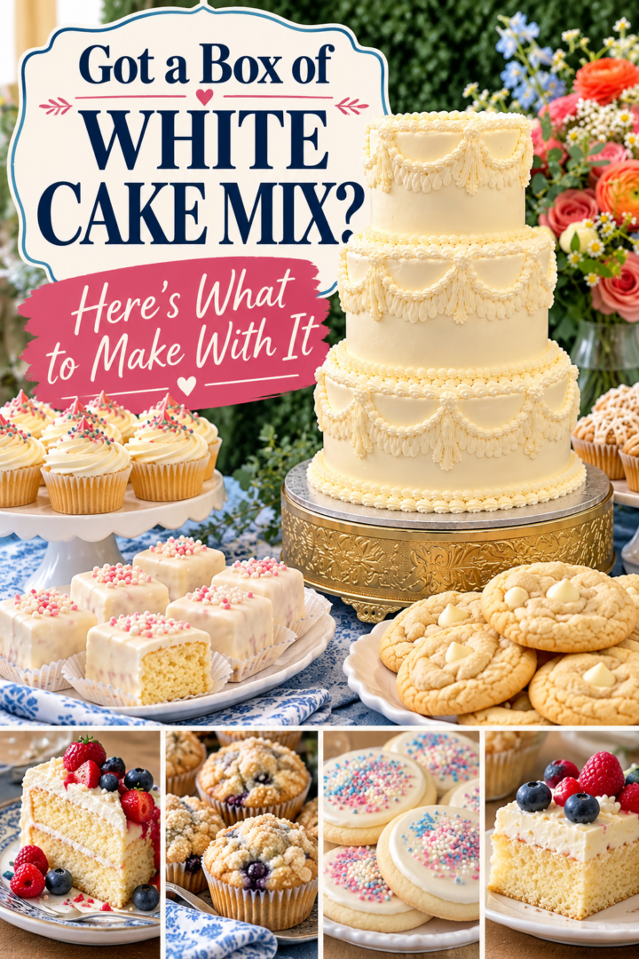 white cake mix recipes