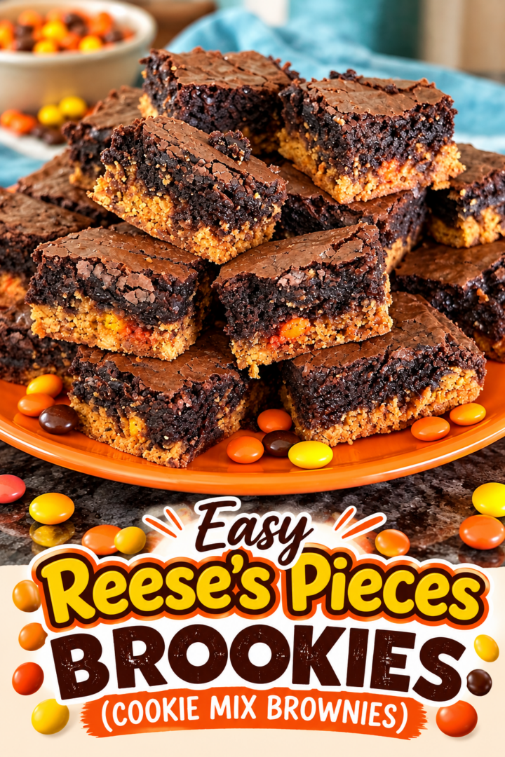 Reese's Pieces Brookies