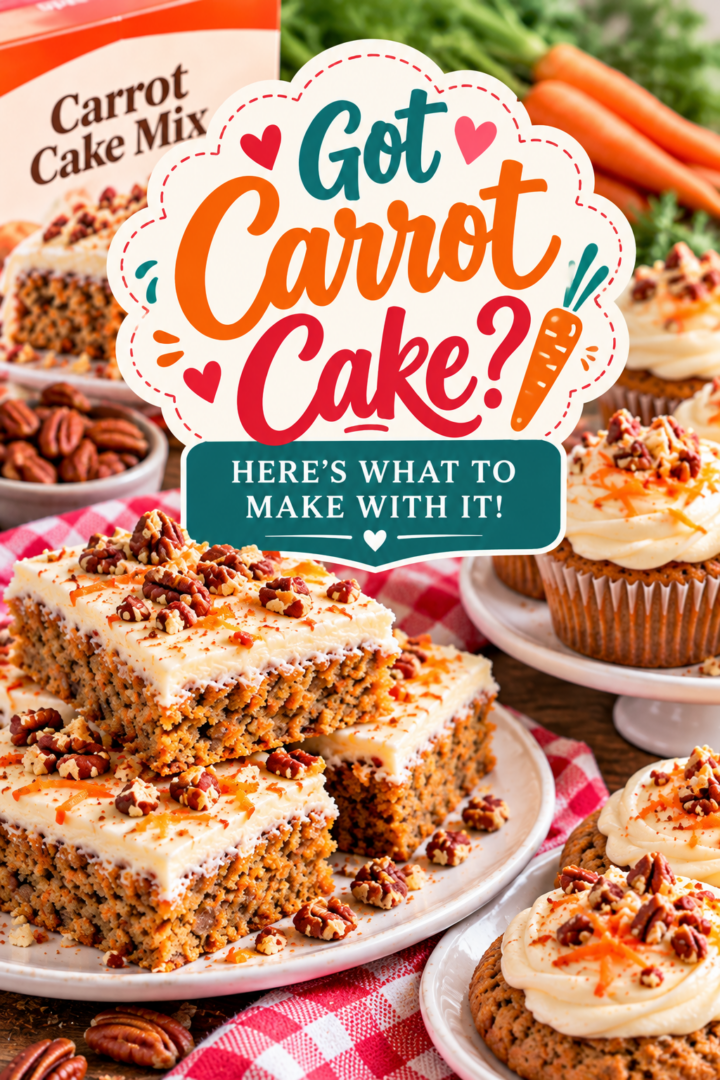 Got carrot cake? Here's what to make with it!
