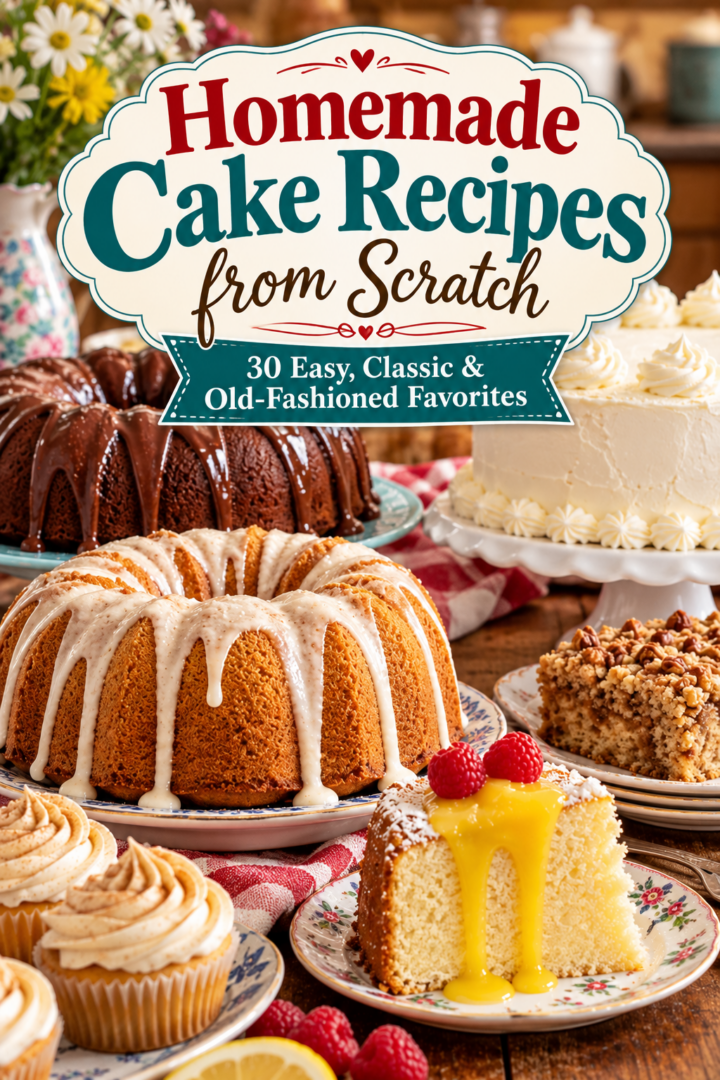 homemade cake recipes from scratch