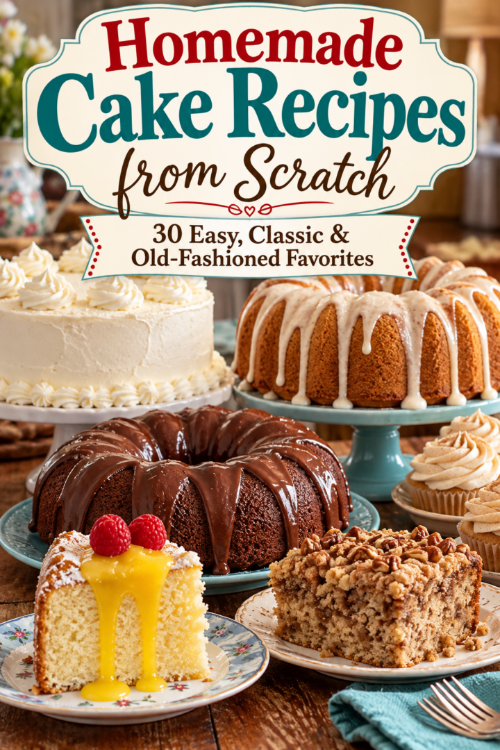 homemade cake recipes from scratch
