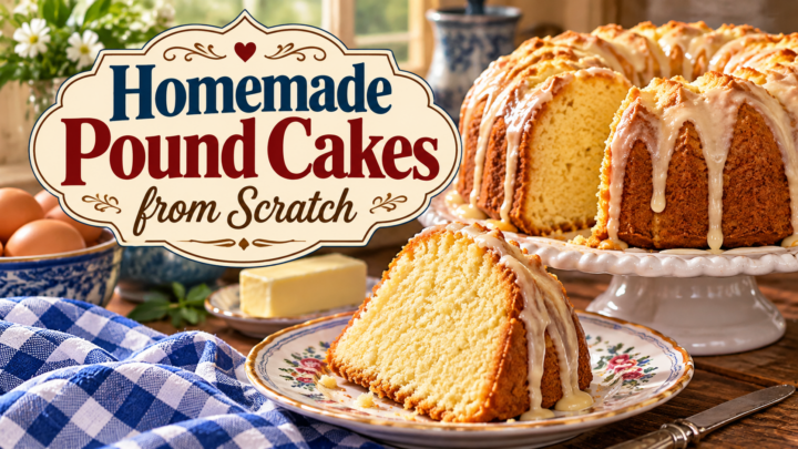 homemade pound cakes from scratch