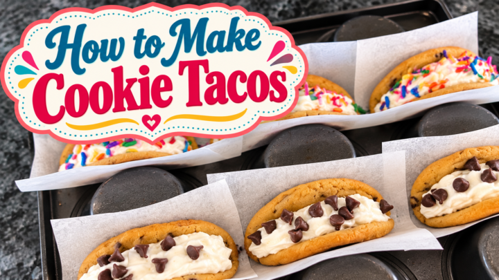 Easy Chocolate Chip Cookie Tacos