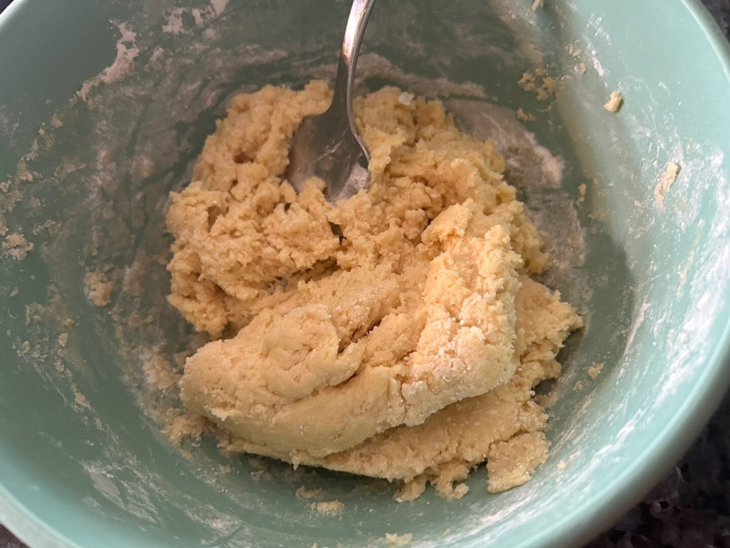 Lemon gooey butter cake base