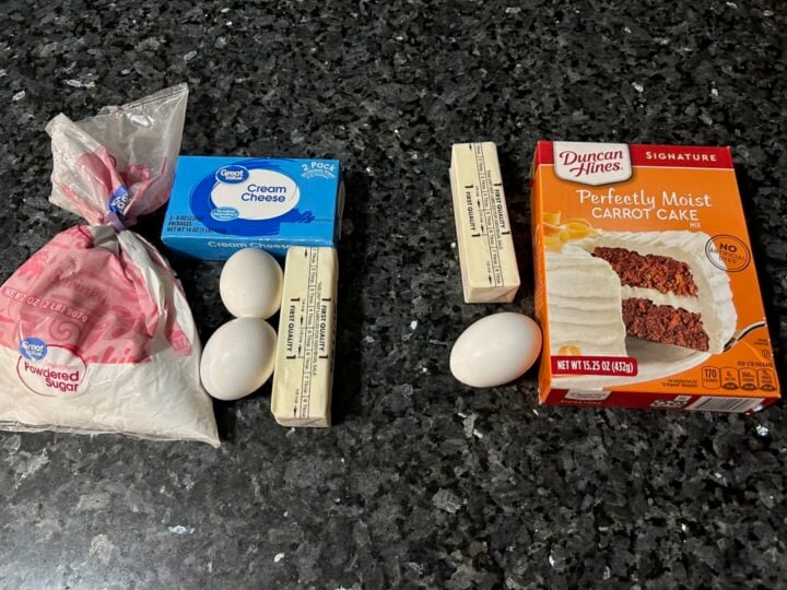 carrot cake gooey butter cake ingredients