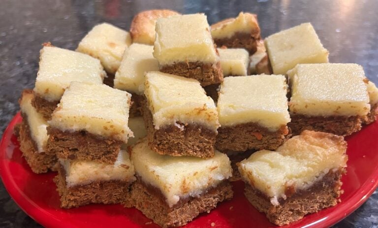 Carrot Cake Gooey Butter Cake (Easy Cake Mix Recipe)