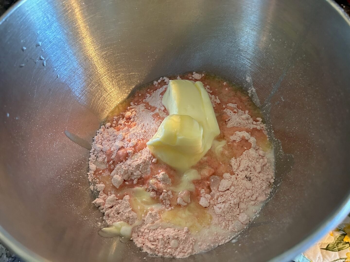 strawberry cake mix whoopie pie batter