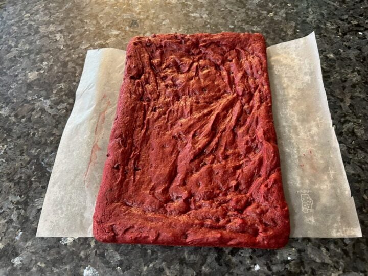 easy red velvet brownies