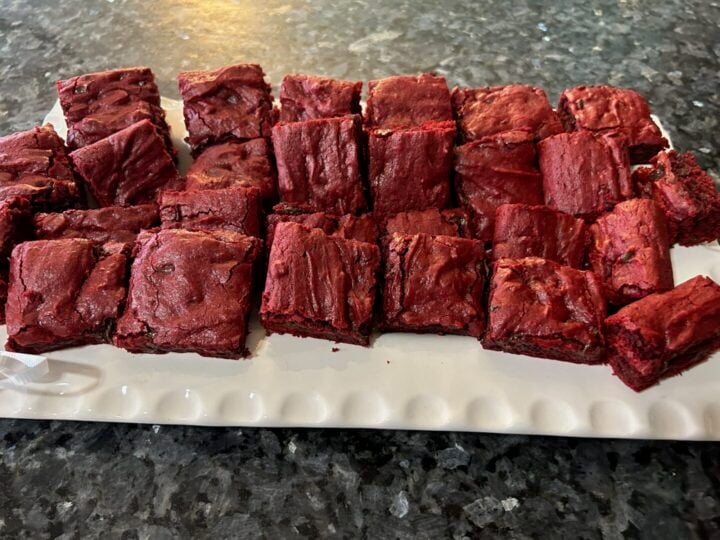 easy red velvet brownies