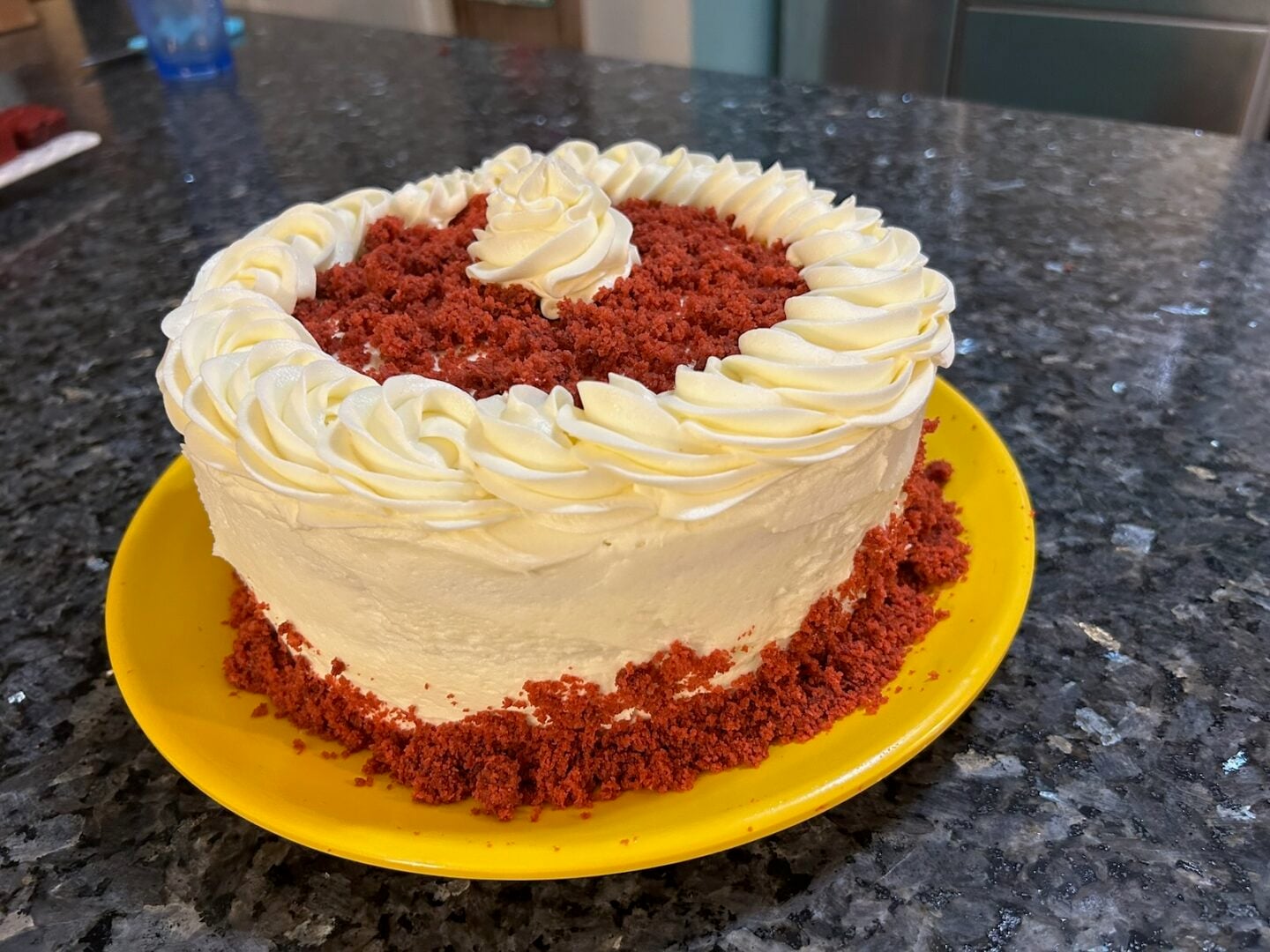 red velvet cake from white cake mix