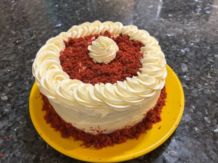 red velvet cake from white cake mix