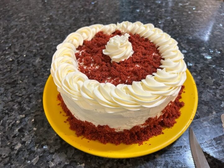 red velvet cake from white cake mix